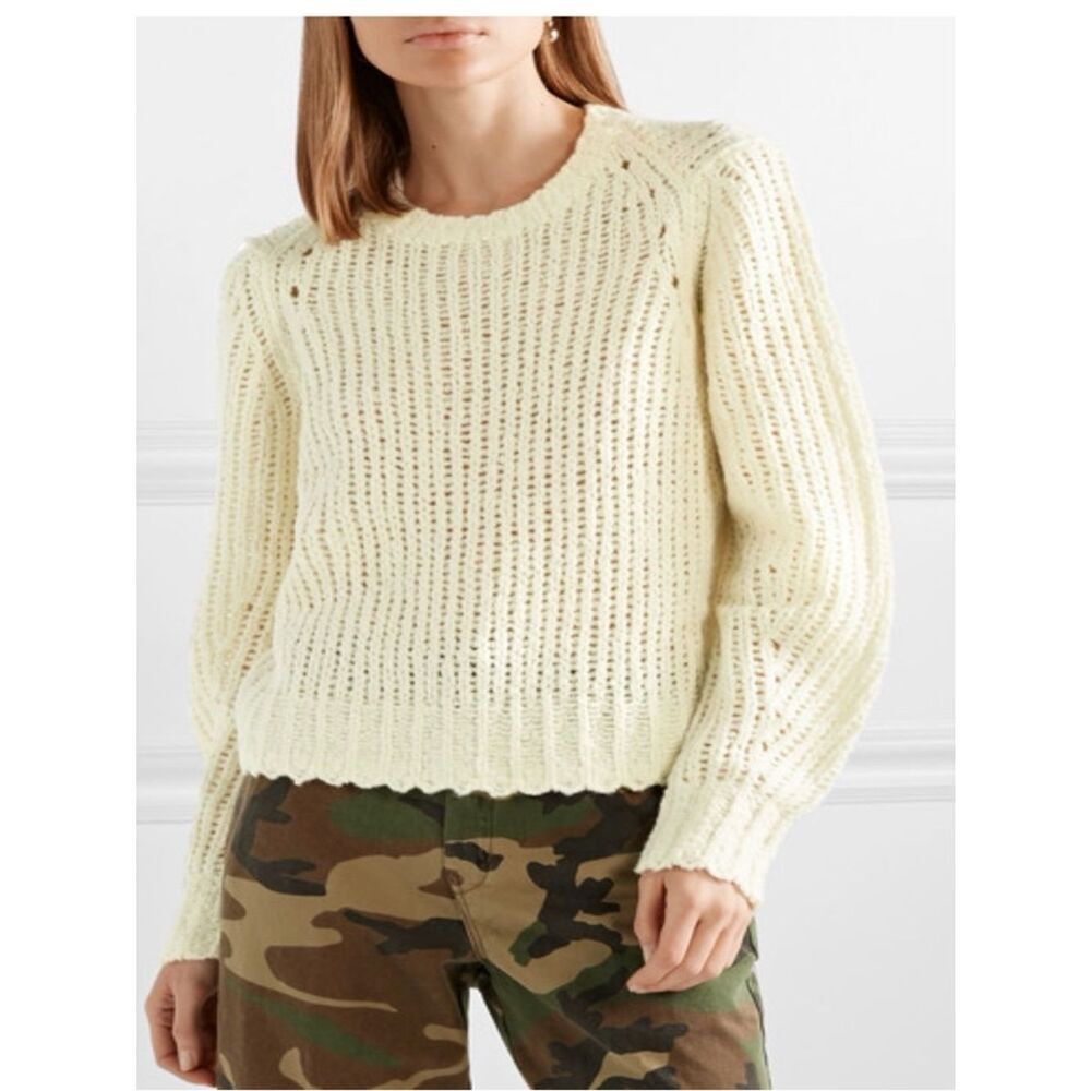 Rag & Bone Arizona Merino Wool chunky, ribbed-knit Crewneck Sweater